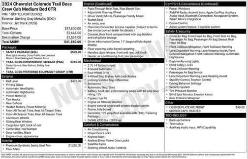 2024 Chevrolet Colorado Trail Boss