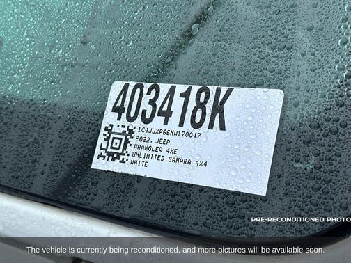 2022 Jeep Wrangler Unlimited 4xe Sahara