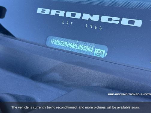 2021 Ford Bronco Big Bend