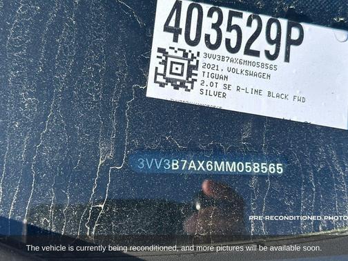 2021 Volkswagen Tiguan 2.0T SE R-Line Black