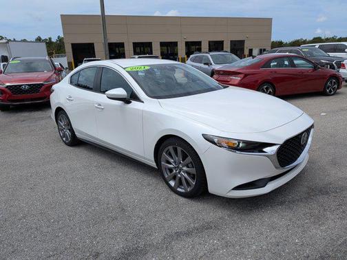 Snowflake White Pearl Mica 2021 Mazda Mazda3 FWD w/Select Package