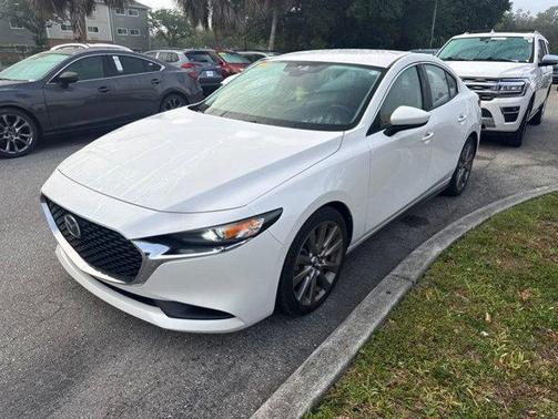 Snowflake White Pearl Mica 2021 Mazda Mazda3 FWD w/Select Package