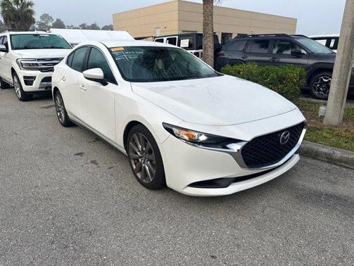 Snowflake White Pearl Mica 2021 Mazda Mazda3 FWD w/Select Package