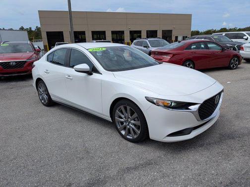 Snowflake White Pearl Mica 2021 Mazda Mazda3 FWD w/Select Package