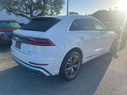 Carrara White 2023 Audi Q8 55 Premium Plus