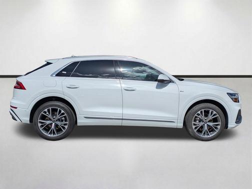 Carrara White 2023 Audi Q8 55 Premium Plus