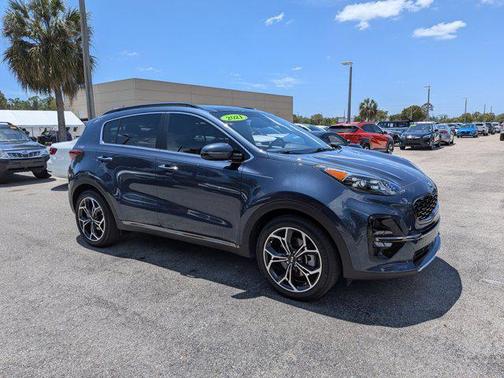 Pacific Blue 2021 Kia Sportage SX Turbo