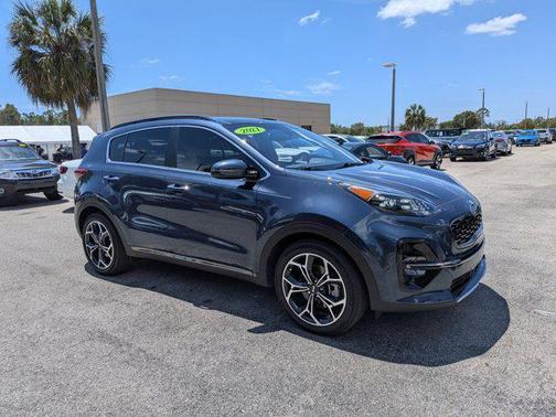 Pacific Blue 2021 Kia Sportage SX Turbo