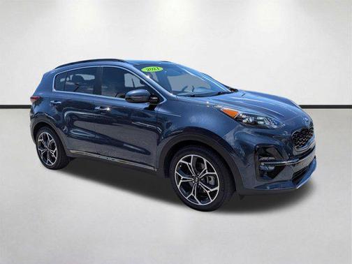 Pacific Blue 2021 Kia Sportage SX Turbo