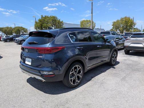 Pacific Blue 2021 Kia Sportage SX Turbo