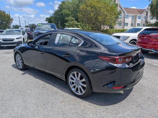 Jet Black Mica 2024 Mazda Mazda3 FWD w/Preferred Package