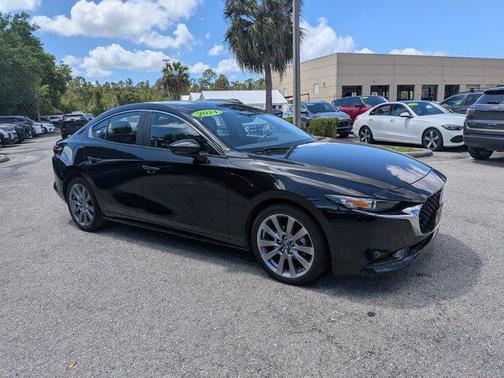 Jet Black Mica 2024 Mazda Mazda3 FWD w/Preferred Package