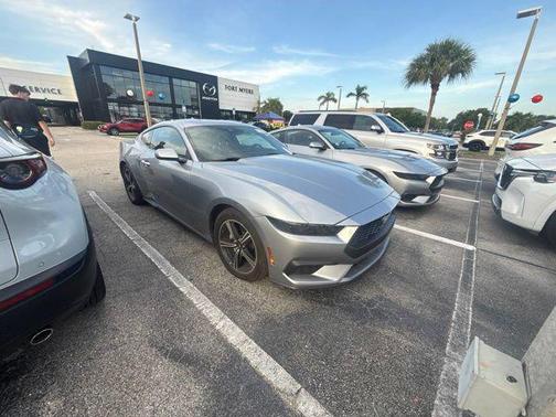 Iconic Silver Metallic 2025 Ford Mustang EcoBoost Premium