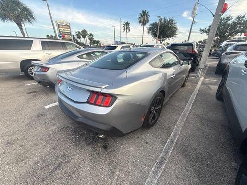 Iconic Silver Metallic 2025 Ford Mustang EcoBoost Premium