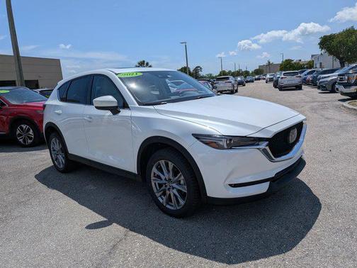 Snowflake White Pearl Mica 2021 Mazda CX-5 Grand Touring Reserve