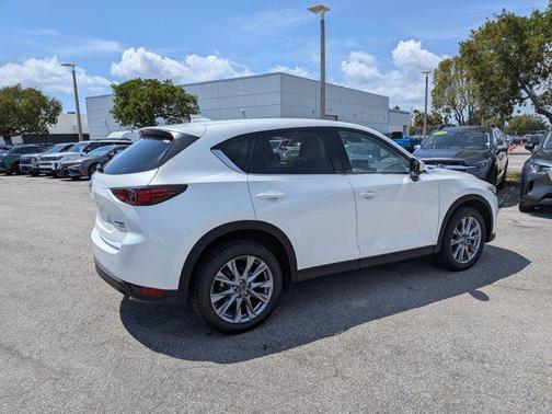 Snowflake White Pearl Mica 2021 Mazda CX-5 Grand Touring Reserve