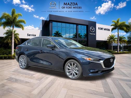 Deep Crystal Blue Mica 2026 Mazda Mazda3 FWD w/Preferred Package