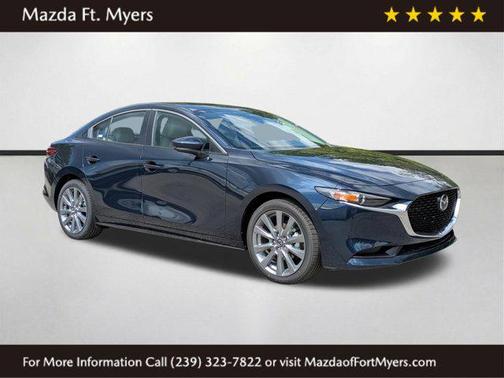 Deep Crystal Blue Mica 2026 Mazda Mazda3 FWD w/Preferred Package
