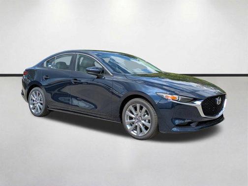 Deep Crystal Blue Mica 2026 Mazda Mazda3 FWD w/Preferred Package