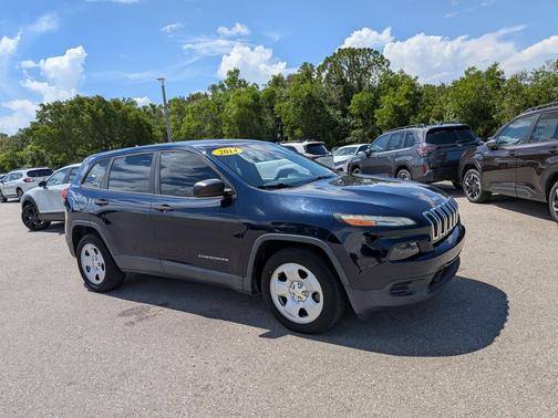 True Blue Pearlcoat 2014 Jeep Cherokee Sport