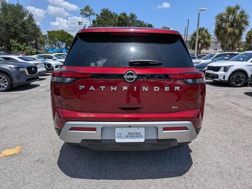 Scarlet Ember 2024 Nissan Pathfinder SL FWD