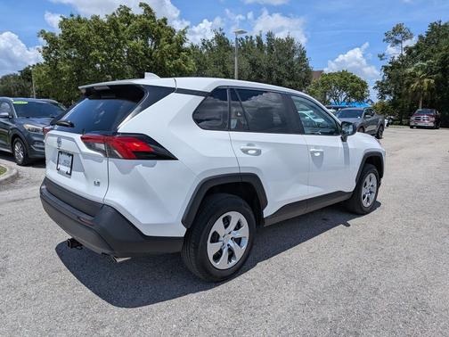 White 2022 Toyota RAV4 LE
