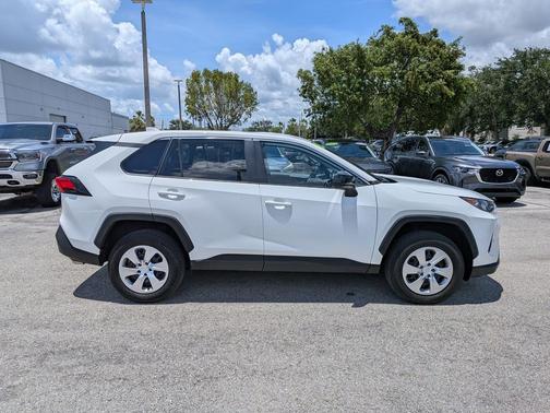White 2022 Toyota RAV4 LE