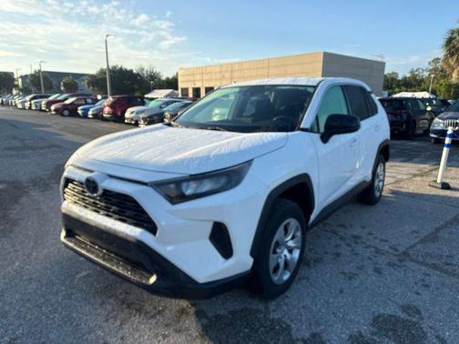 White 2022 Toyota RAV4 LE