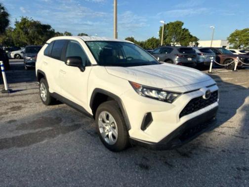 White 2022 Toyota RAV4 LE