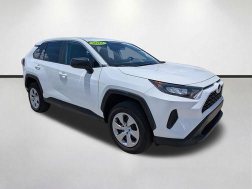 White 2022 Toyota RAV4 LE