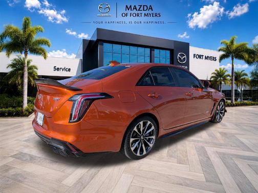 Blaze Orange Metallic 2022 Cadillac CT4-V V-Series Blackwing