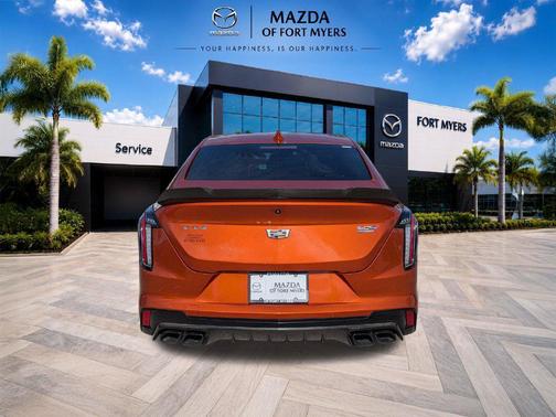 Blaze Orange Metallic 2022 Cadillac CT4-V V-Series Blackwing