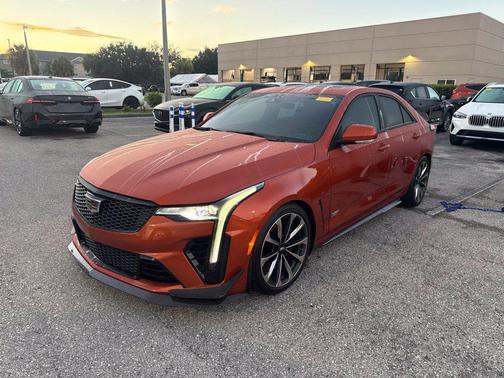 Blaze Orange Metallic 2022 Cadillac CT4-V V-Series Blackwing