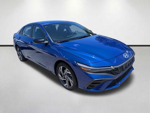 Intense Blue 2025 Hyundai ELANTRA HEV SEL Sport