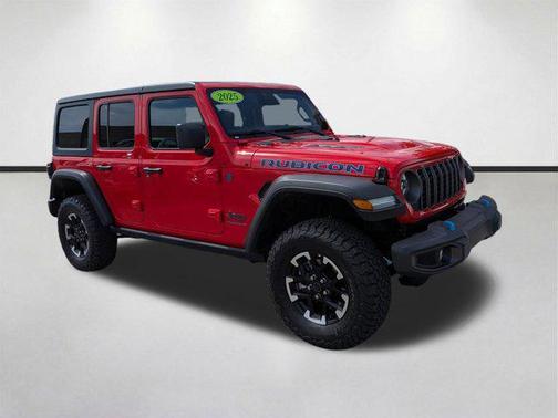 Firecracker Red Clearcoat 2025 Jeep Wrangler 4xe Rubicon