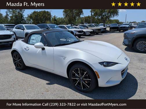 Snowflake White Pearl Mica 2026 Mazda MX-5 Miata Grand Touring