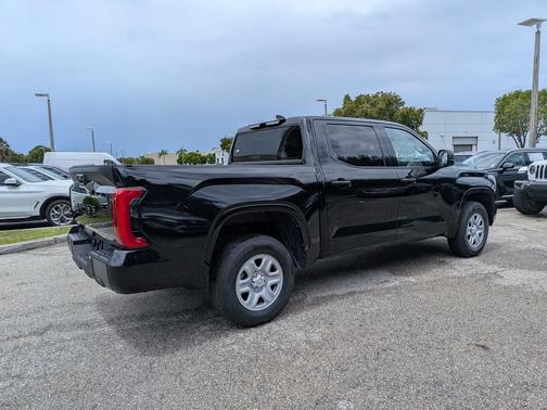 Midnight Black Metallic 2025 Toyota Tundra SR