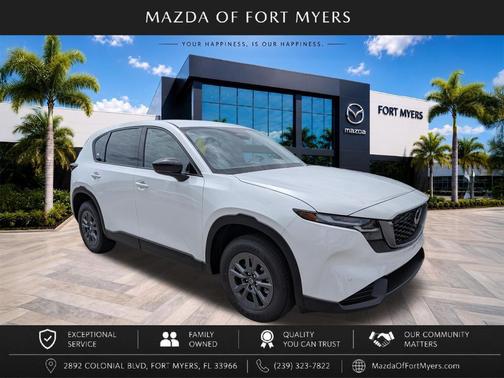 Rhodium White Metallic 2026 Mazda CX-5 2.5 S Select Package