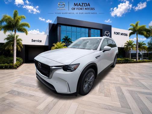 Rhodium White Premium 2026 Mazda CX-90 3.3 Turbo Preferred