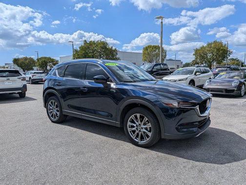 Deep Crystal Blue Mica 2021 Mazda CX-5 Signature