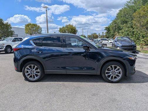 Deep Crystal Blue Mica 2021 Mazda CX-5 Signature