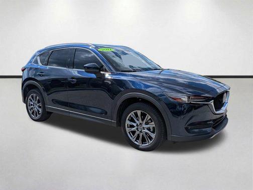 Deep Crystal Blue Mica 2021 Mazda CX-5 Signature