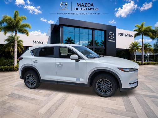 Snowflake White Pearl Mica 2021 Mazda CX-5 Touring