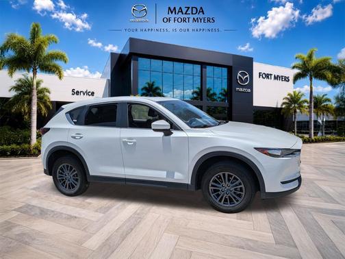 Snowflake White Pearl Mica 2021 Mazda CX-5 Touring