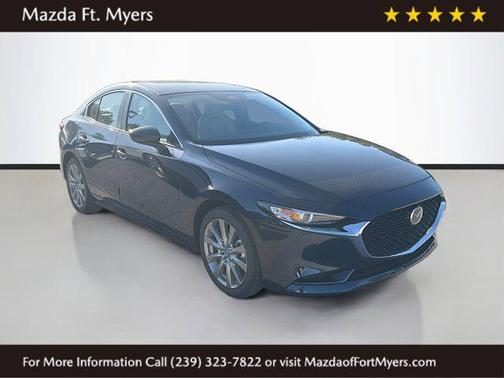 Deep Crystal Blue Mica 2026 Mazda Mazda3 FWD w/Preferred Package