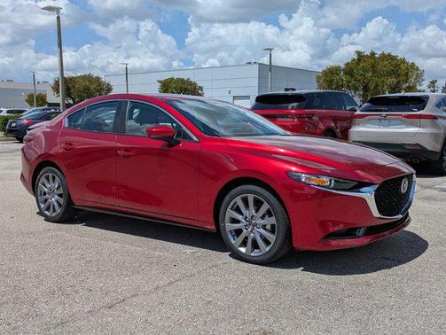Soul Red Crystal Metallic 2026 Mazda Mazda3 FWD w/Preferred Package