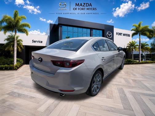 Platinum Quartz Metallic 2026 Mazda Mazda3 FWD w/Preferred Package