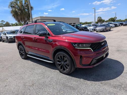 Passion Red Tintcoat 2022 Kia Sorento SX
