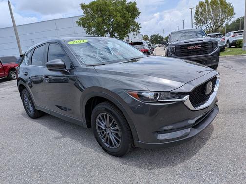 Machine Gray Metallic 2021 Mazda CX-5 Touring