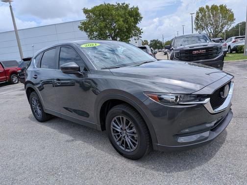 Machine Gray Metallic 2021 Mazda CX-5 Touring